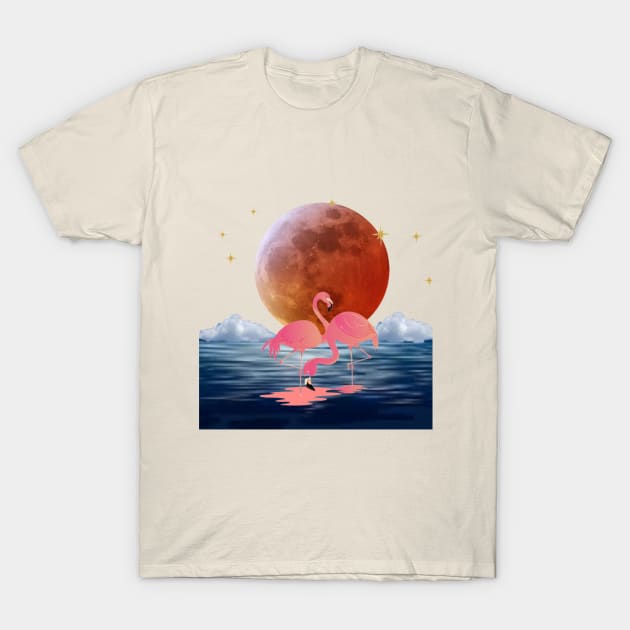 Flamingo Lovers T-Shirt by Primigenia